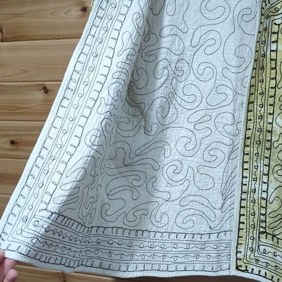 Parsley & Sage Jacket Womens Small Green Quilted Lightweight Reversible Art - Picture 3 of 8